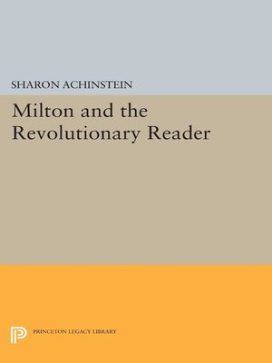 cover image of Milton and the Revolutionary Reader